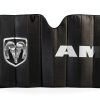 Dodge windshield sunshade Plasticolor Black UV-0