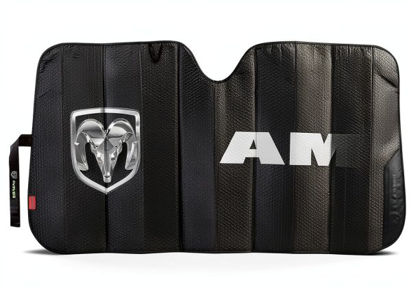 Dodge windshield sunshade Plasticolor Black UV-0