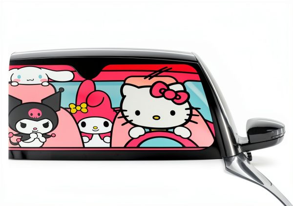 Surreal Entertainment Hello Kitty Car Windshield Sunshade-2