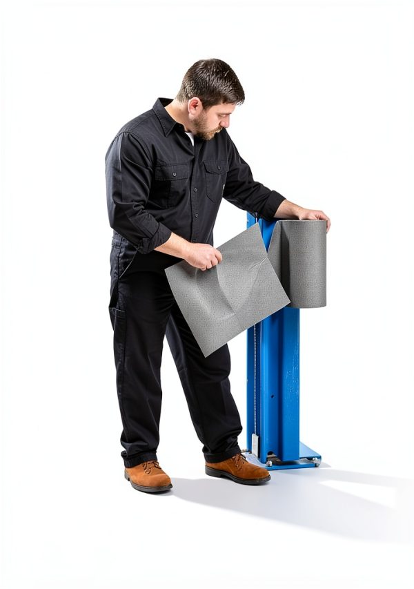 Oil Absorber Mat PIG Polypropylene Roll Gray-2