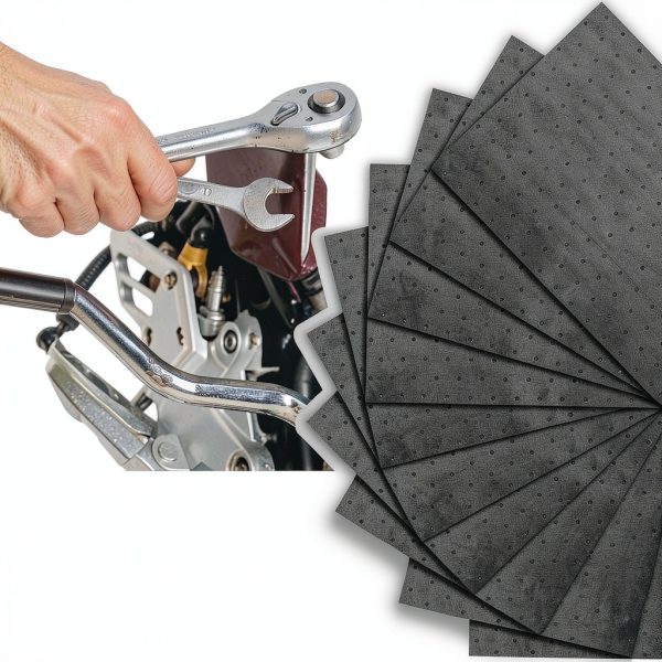 Oil Absorbent Pad SSNNUU Automotive Reusable 12in-6