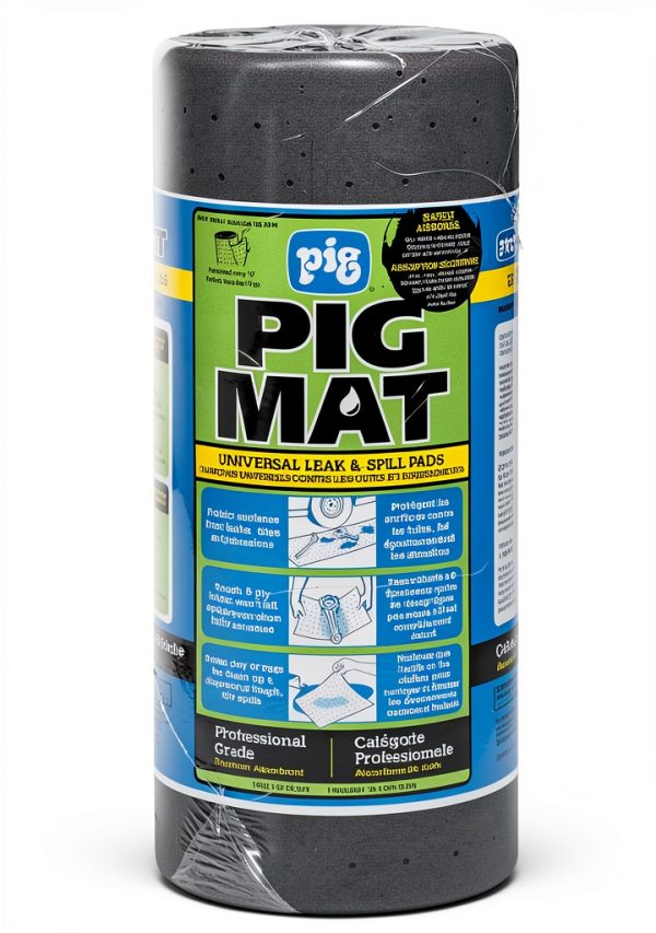 Oil Absorber Mat PIG Polypropylene Roll Gray-1