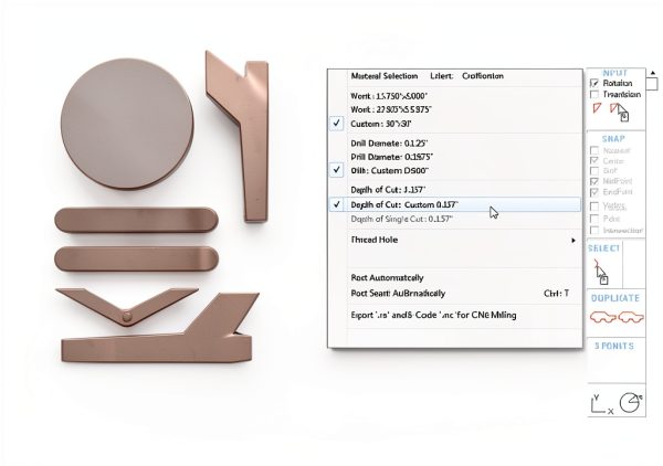 RoutCad CAD-CAM for GRBL Software Design Fast Auto Pocket Creation-75