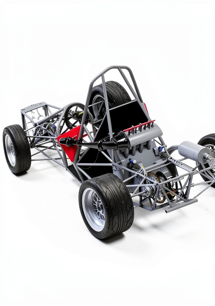 Product front view showing all components