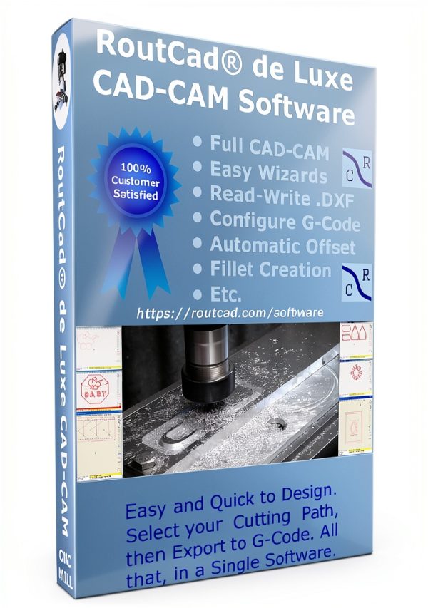 ROUTCAD ROUTBOT CAD CAM Software for CNC Machining with G Code Export-0