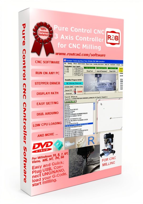 RoutBot CNC Control Software for Arduino Uno Nano 16kHz G‑Code Manager-0
